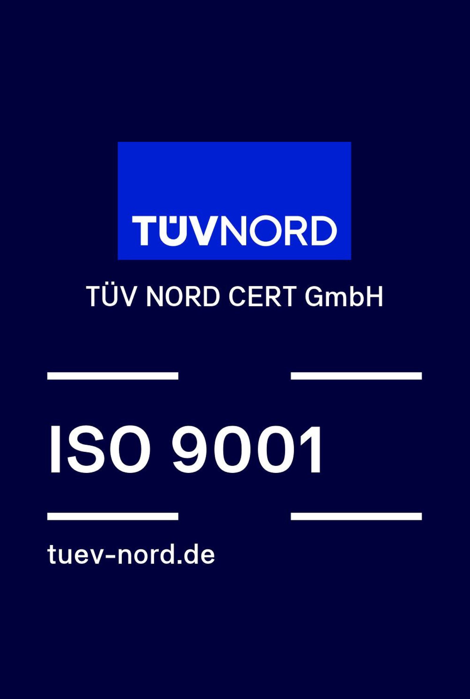 ISO 9001 Certificate 1