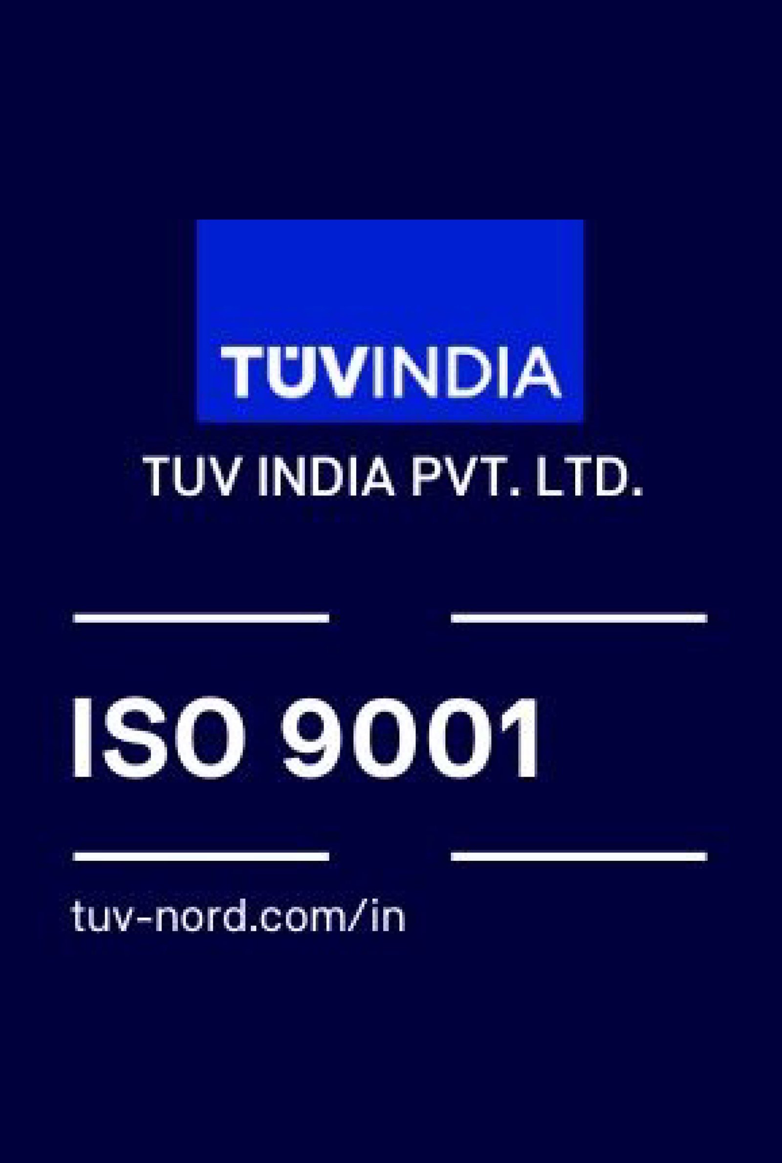 ISO 9001 Certificate 2